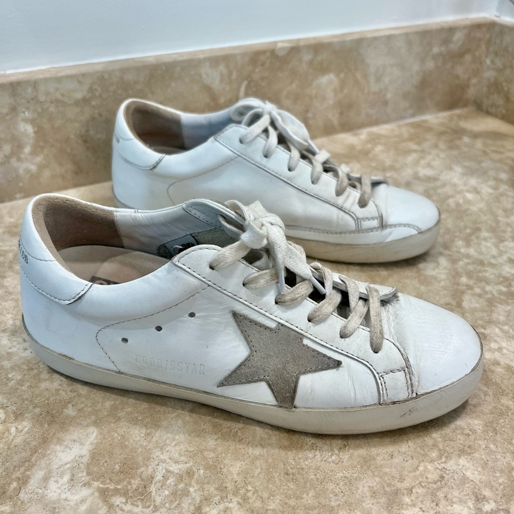 Golden Goose White Sneakers Size 38